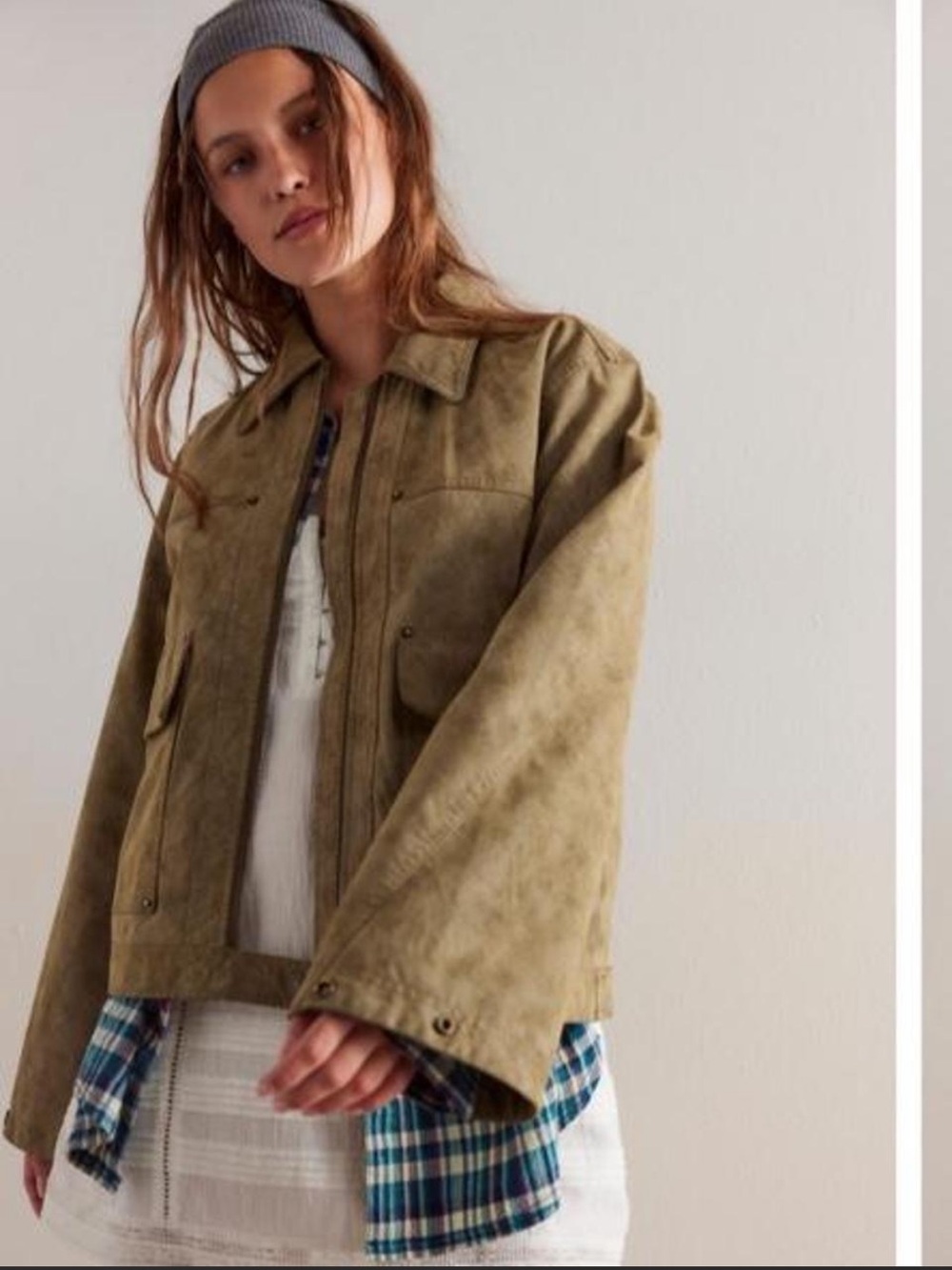 We the free suede jacket